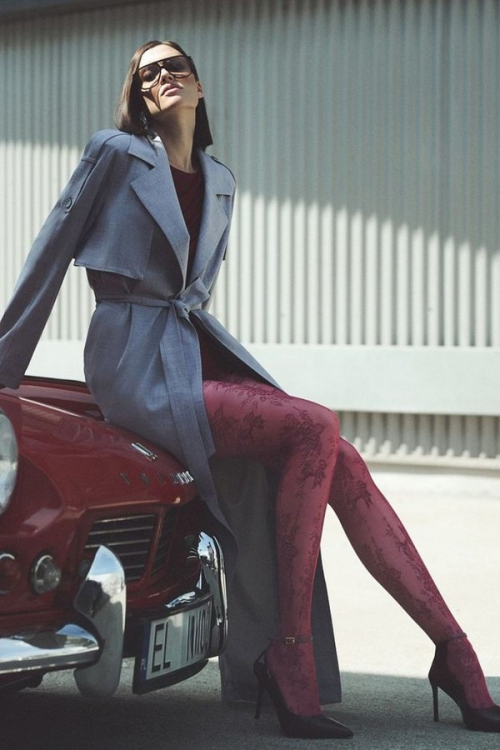 Rajstopy Gabriella Carmela  1238 40 den wzór 5-XL