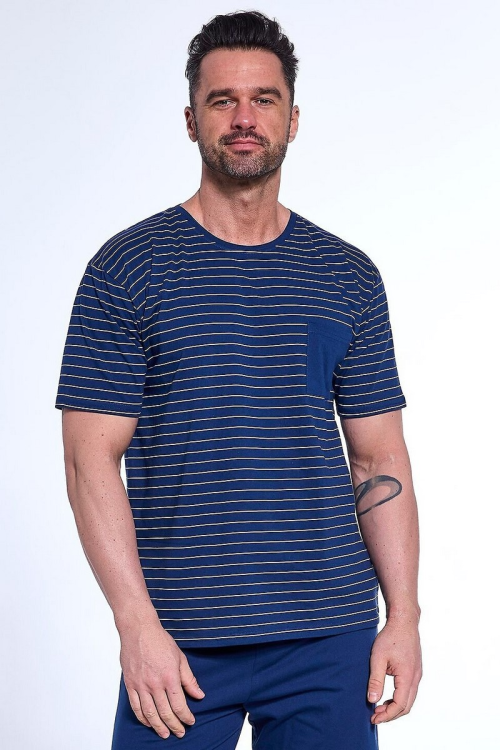 Piżama Cornette męska 325/175 Lagoon kr/r S-XXL
