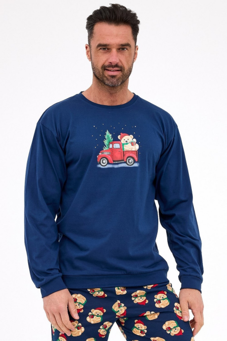 Piżama Cornette męska dł/r 115/290 Teddy 2 S-XXL