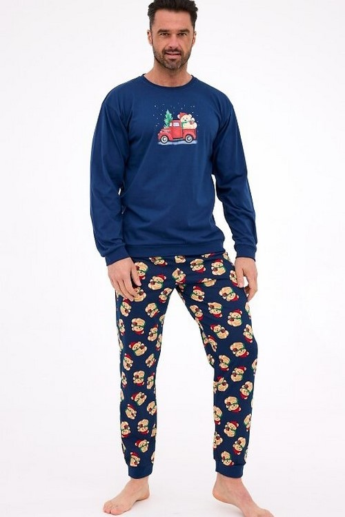 Piżama Cornette męska dł/r 115/290 Teddy 2 S-XXL