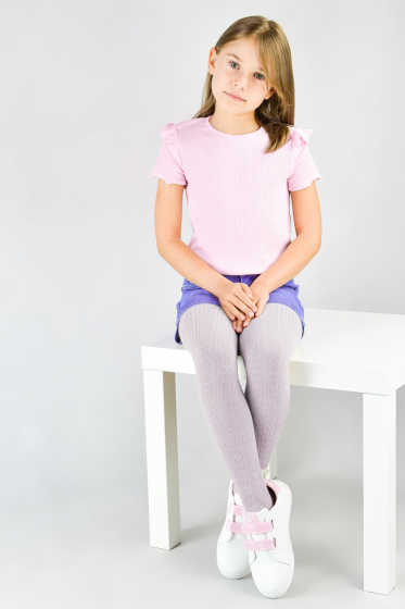 Rajstopy Prążek Warkocz Noviti RB021 128-146 cm