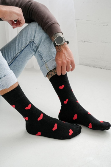 Skarpety Milena Avangard 0125.135 Serca 39-46