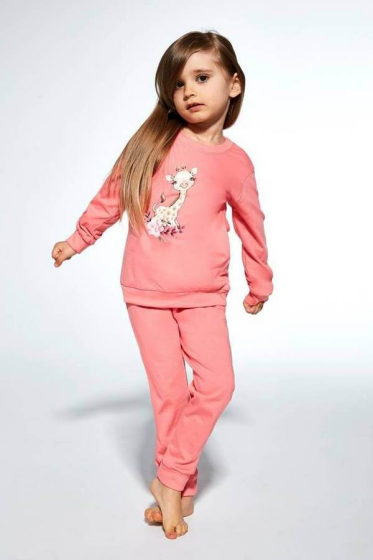 Piżama Cornette Kids Girl 591/169   Giraffe  dł/r  86-128