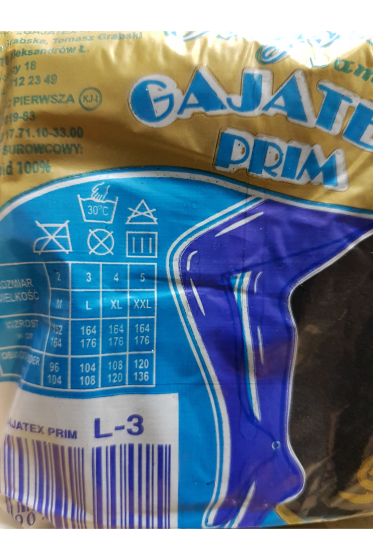 Rajstopy Gajatex elastil 20 den 3-L