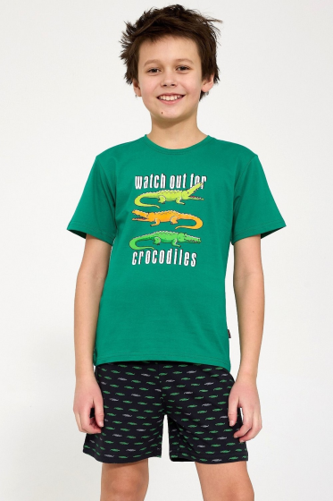 Piżama Cornette Boy  Young  790/125  Crocodiles kr/r