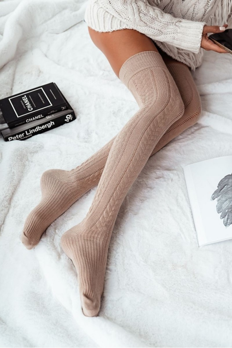 Zakolanówki Milena ażurowe 0347.001