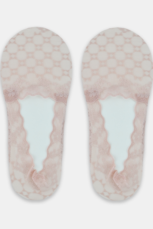 Baleriny Noviti SN053 niskie koronka silikon ABS 36-41