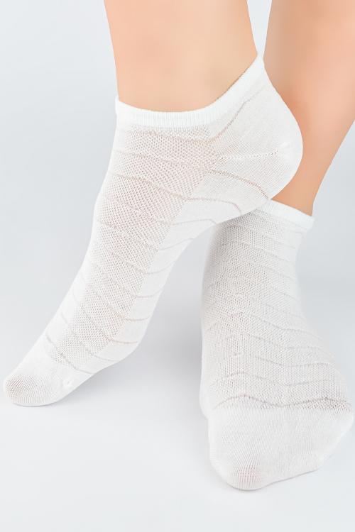 Stopki Noviti ST046 modalne damskie zygzak 35-42