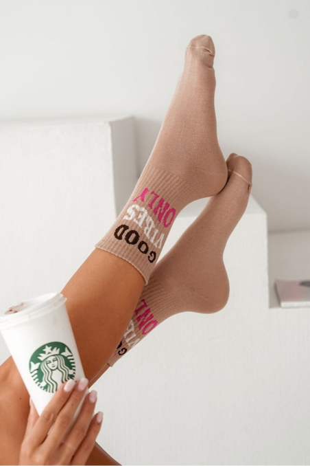 Skarpety Milena 0200.115 GOOD VIBES ONLY 37-41