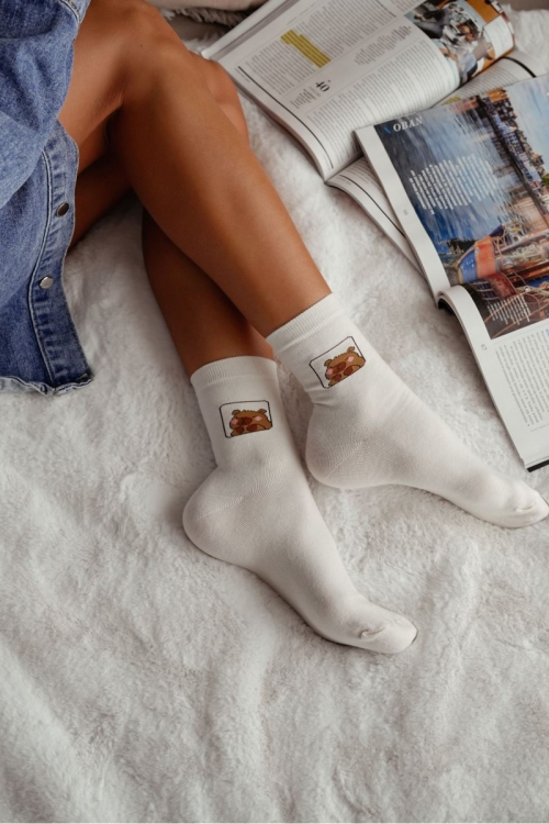 Skarpety Milena 0200-186 Kapibara 37-41