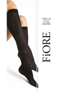 Podkolanówki Fiore Twilla G 1196 40 den wzór