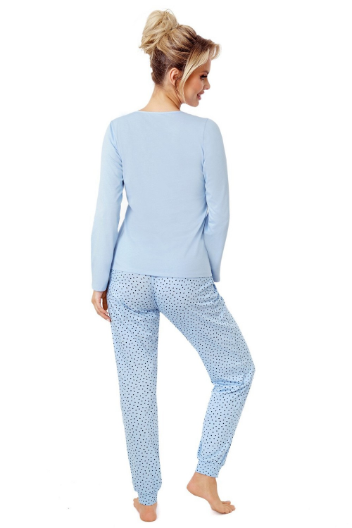 Piżama  Donna Star Long Blue dł/r S-XXL