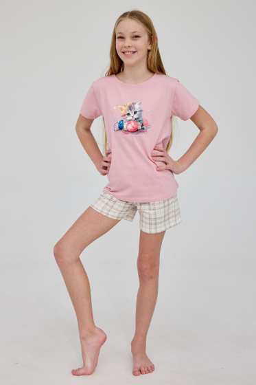 Piżama Cornette  Young  Girl 788/122  Kitty 2 kr/r
