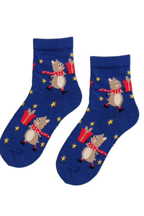 Skarpetki Wola W34.155 świąteczne 6-11 lat