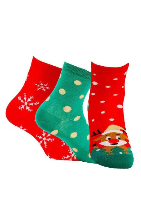 Skarpetki Wola W84.55 świąteczne damskie A'3