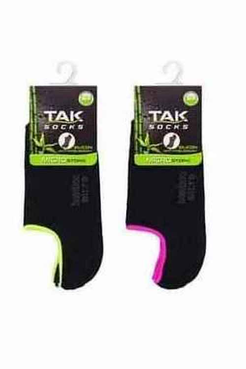 Stopki TAK bambusowe z silikonem damskie 1269