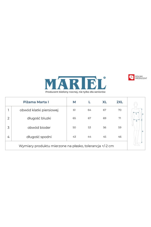 Piżama Martel Marta I  259  M-XXL