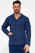 Piżama Cornette 114/84 rozpinana męska dł/r S-XXL
