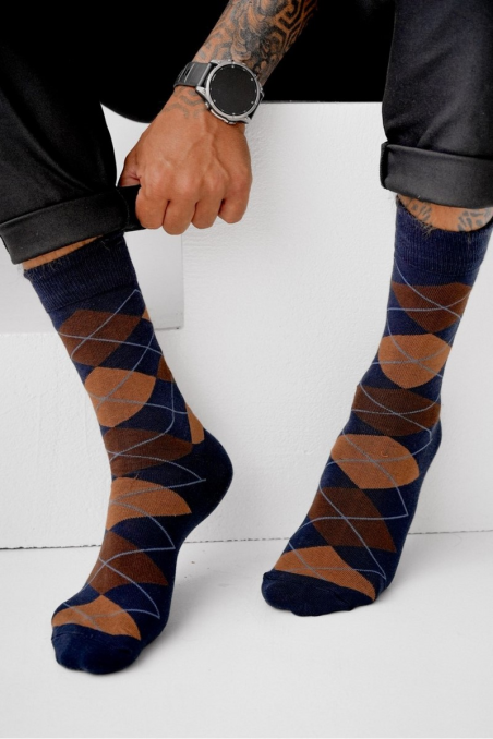 Skarpety Milena Avangard 0125.093 Romby 39-46