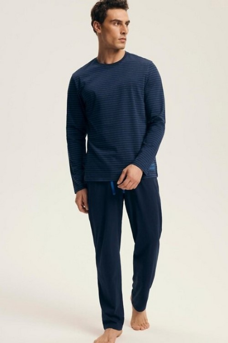 Piżama  Henderson 43455 dł/r New M-3XL