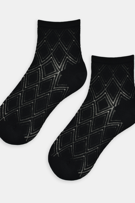 Skarpety Noviti SB127 damskie z bambusem romby 36-41