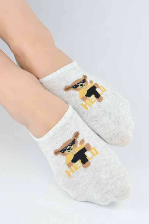 Stopki Noviti ST098  baw damskie z silikonem miś 36-41