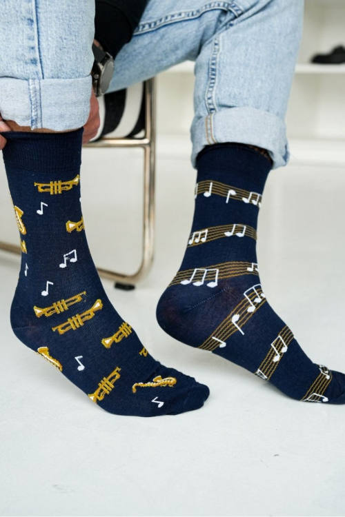 Skarpety Milena Avangard 0125.078 Trąbki i Saksofony 39-46