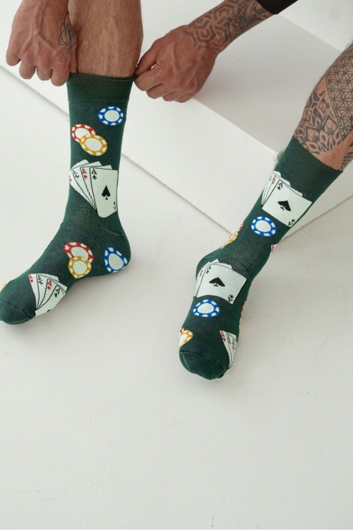 Skarpety Milena Avangard 0125.097 Poker 39-46