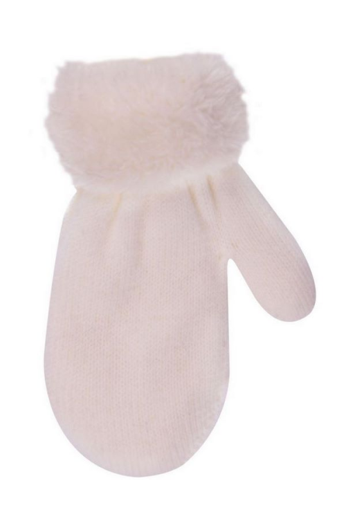 Rękawiczki YO! dziecięce futrzane R-001