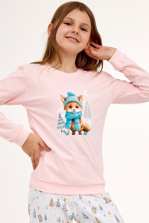 Piżama Cornette Young Girl 592/192 Fox dł/r