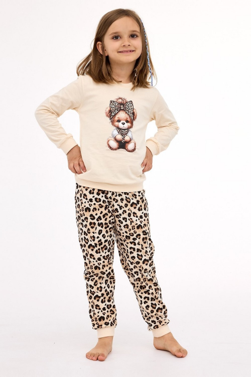 Piżama Cornette Kids Girl  594/191 Panther dł/r
