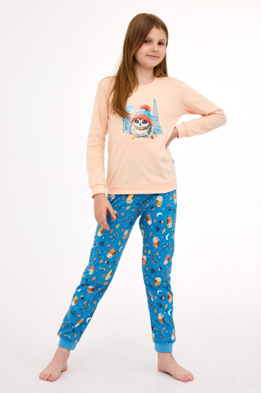 Piżama Cornette Young Girl 978/188 Paris dł/r