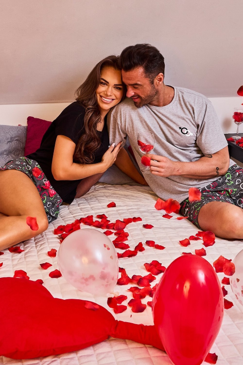 Piżama Cornette 326/206  Love Symbols 2 kr/r S-XXL