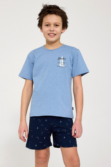 Piżama Cornette Boy  Young  790/127 Pacific kr/r