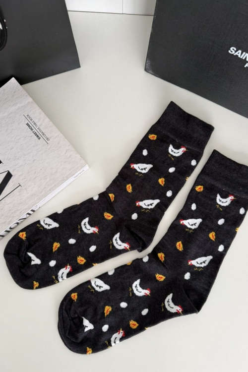 Skarpety Milena Avangard 0125.143 Kury i pisklęta 39-46