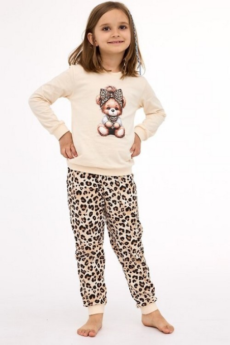 Piżama Cornette Kids Girl  594/191 Panther dł/r