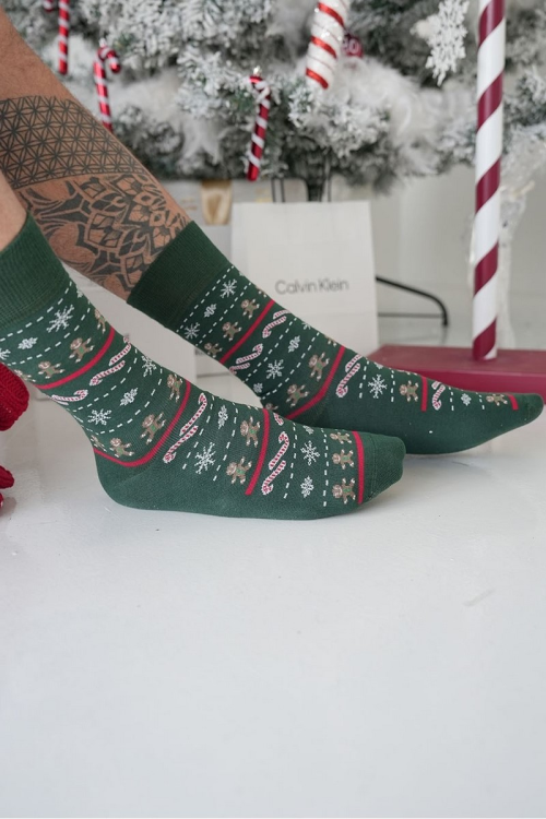 Skarpety Milena 1290-023 świąteczne 38-46