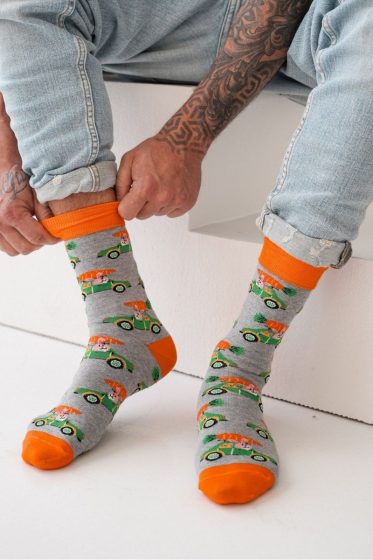 Skarpety Milena Avangard 0125.112 Królik w aucie  39-46