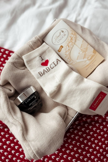 Skarpety Milena 0200.133  I love BABCIA  37-41