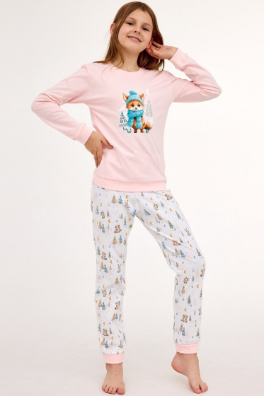 Piżama Cornette Young Girl 592/192 Fox dł/r