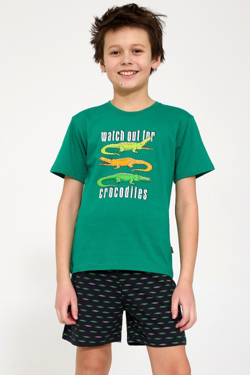 Piżama Cornette Boy  Young  790/125  Crocodiles kr/r