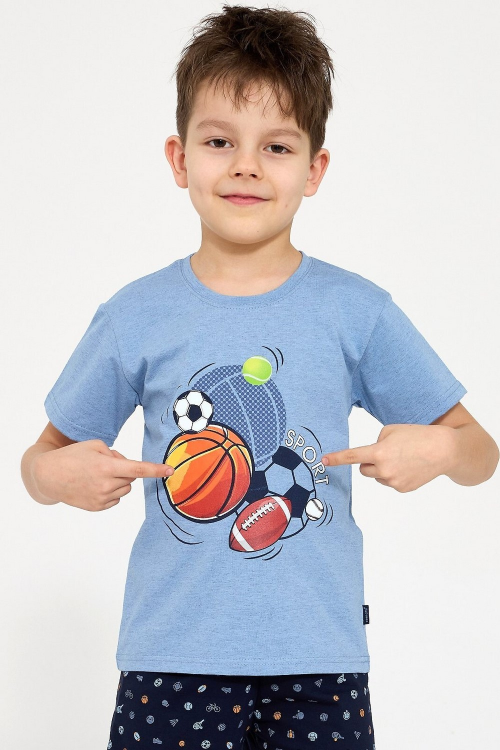 Piżama Cornette Kids Boy  789/126 Sport kr/r 86-128