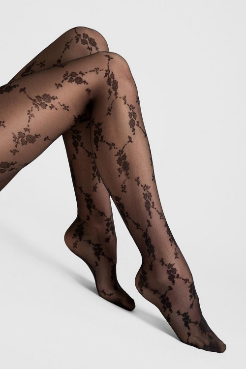Rajstopy Fiore  Rosalia G 6132  20 den wzór 5-XL