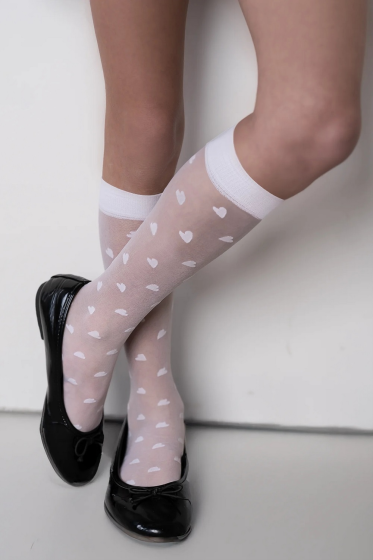 Podkolanówki Knittex DR2613 Bellina 20 den wzór