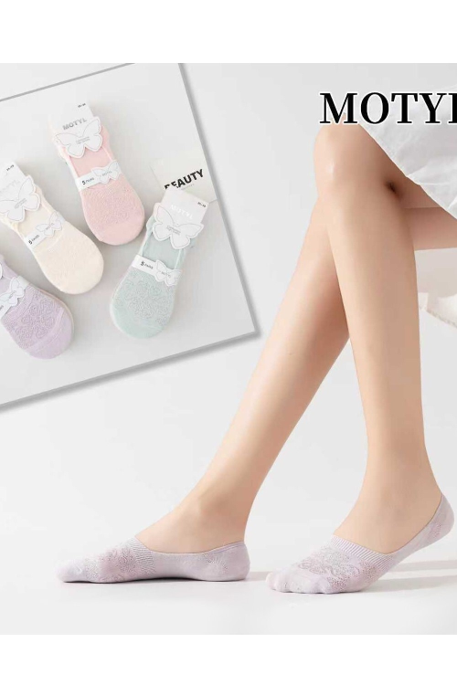 Stopki Baletki Wik Motyl 3522 Ażur