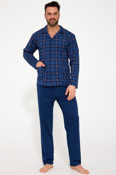 Piżama Cornette 114/84 rozpinana męska dł/r S-XXL