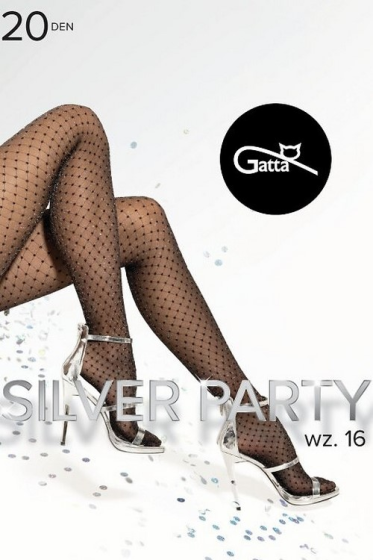 Rajstopy Gatta Silver Party...