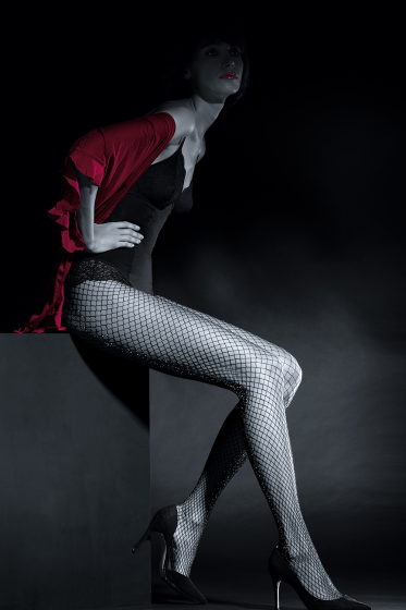 Rajstopy Knittex  Preciosa Kabaretka Lurex 20 den