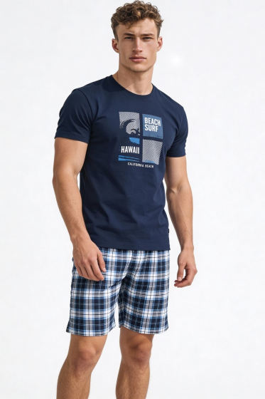 Piżama Cornette F&Y Boy 551/56  Hawaii kr/r