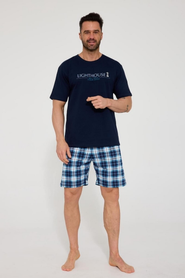 Piżama Cornette 326/215 Lighthouse kr/r  S-XXL